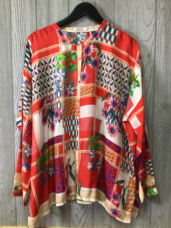 Johnny Was Blouse Silk Size X-Large